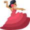Woman Dancing - Medium emoji on Facebook